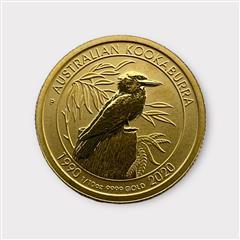 2020 Australia $15 1/10-oz Gold Kookaburra BU
